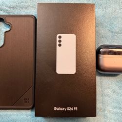 Galaxy S24 FE w/Galaxy Buds 3 Pro 128GB unlocked (New)read description