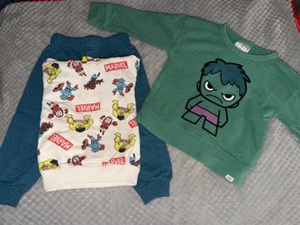 3T boys Marvel set