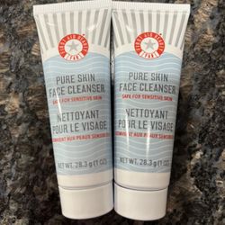 NEW FIRST AID BEAUTY PURE SKIN FACE CLEANSER $5 For Both!