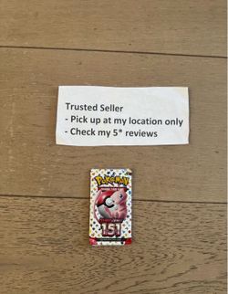$27 each - 151 Booster Pack - SV: Scarlet & Violet 151 (MEW) - Minimum purchase 4 units