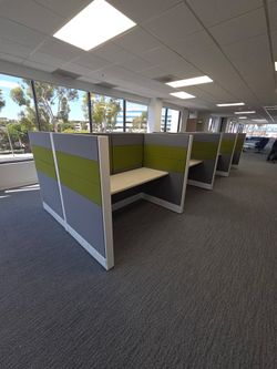 Herman Miller Ethospace Avocado & Grey ANY SIZE 5’x3’x54”