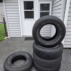 Goodyear Wrangler Radial Outlined White Letter OWL 235/75R15 Set 5 Tires 8-9/32
