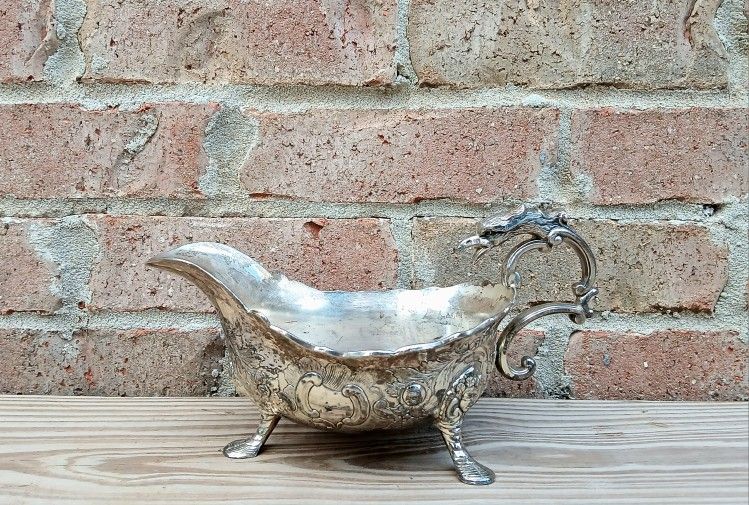 Vintage Corbell & Co. Silverplate Gravy Boat 