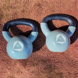 NEW. SINGLE 20LB & 15lB. RUBBER COATED KETTLEBELL  HAS METAL HANDLE 
7111.S WESTERN WALGREENS 
$40 . CASH ONLY