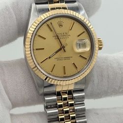 Two tone Rolex Datejust 16013