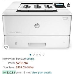 HP Laserjet Pro M402dne , laser printer double side