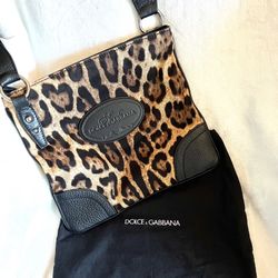 Dolce & Gabbana Cheetah crossbody Bag 