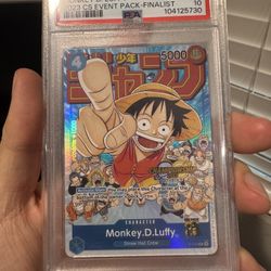 PSA 10 Luffy Event Finalist TEXTURED version (52 Copies)