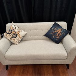 **Light grey Cloth Couch**