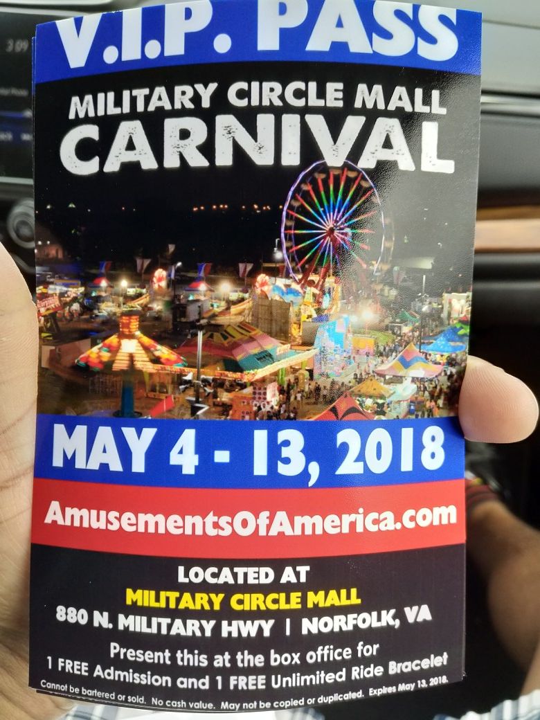 Military circle mall carnival