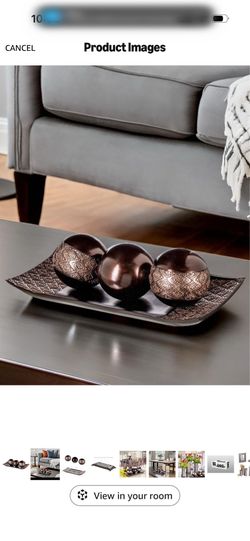 Beautiful Tray with Orbs