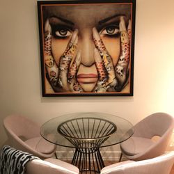 West Elm Dining Table & 4 chairs 