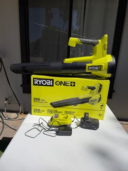 Ryobi 18v 350 CFM blower kit