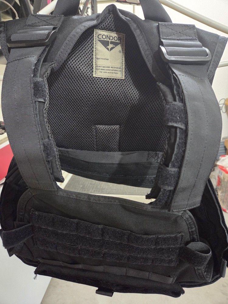 Condor Plate Carrier - Black - L/LG