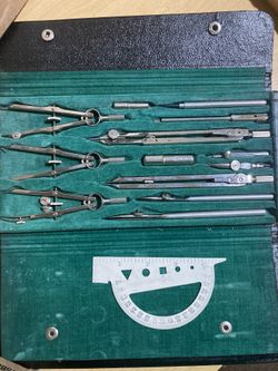 Antique Architect Drafting Set