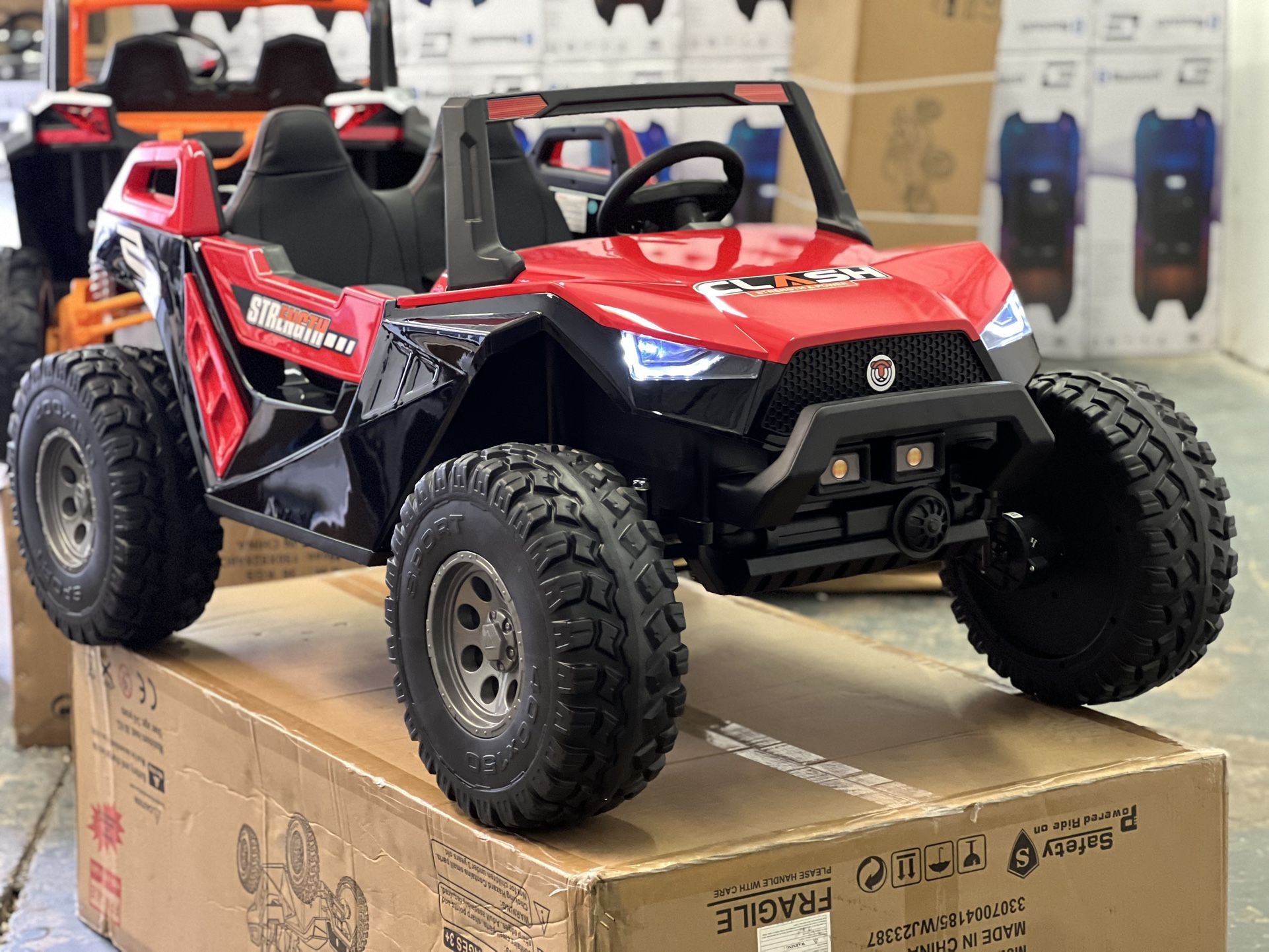 Electric Ride-On Jeep for Kids, 24V with Remote Control