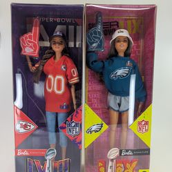 Barbie Super bowl Chiefs vs Eagles