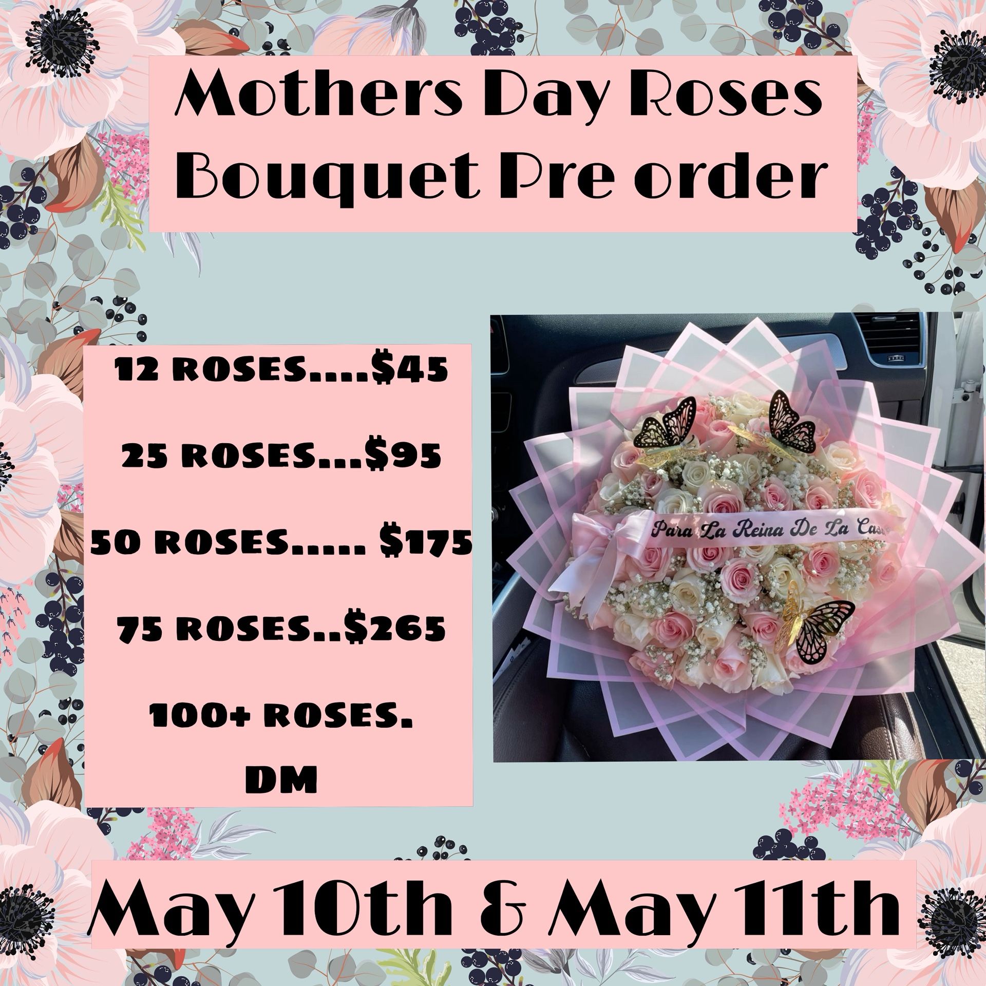 Mothers Day Pre Order