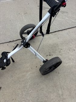 Folding Push Golf Cart Trolley