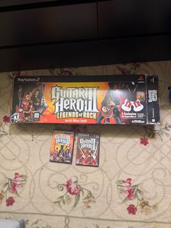 Guitar Hero III Legends of Rock PS2 Special Edition Bundle 2 Guitars + 2 Games