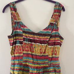 Tribal Print Dress New Size L