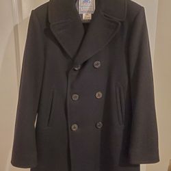 DSCP original, 100% wool, black coat