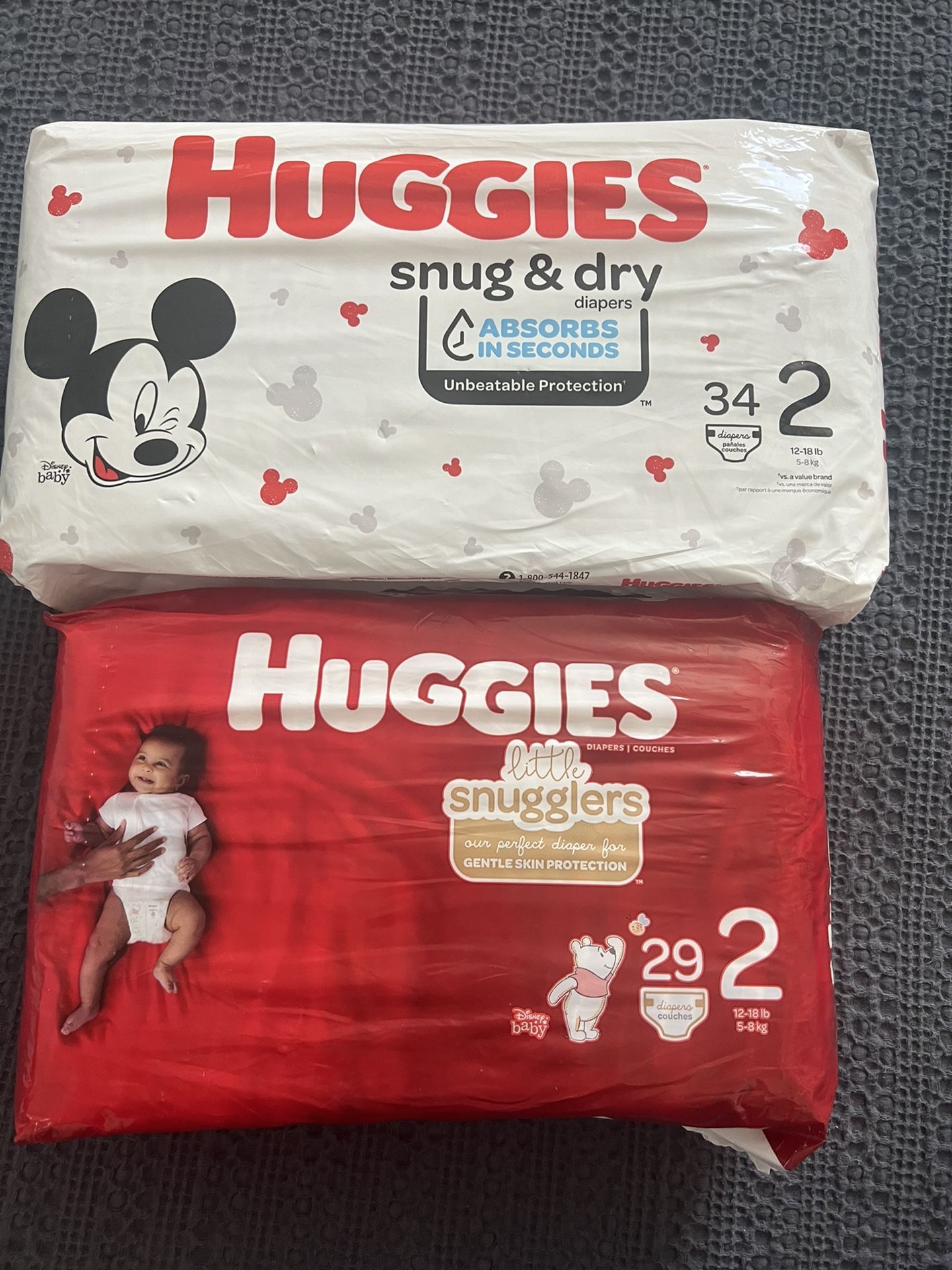 Huggies Diapers Size 2 