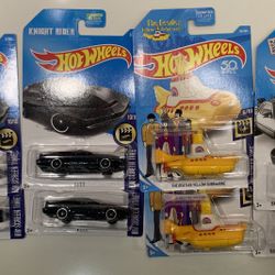 Knight Rider, Back To The Future, The Beatles Hot Wheels