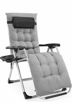Brand New Zero Gravity Reclining Chair w/ Cushion & Cup Holder