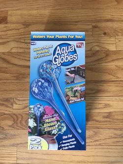 2 Aqua Globes For Watering Plants