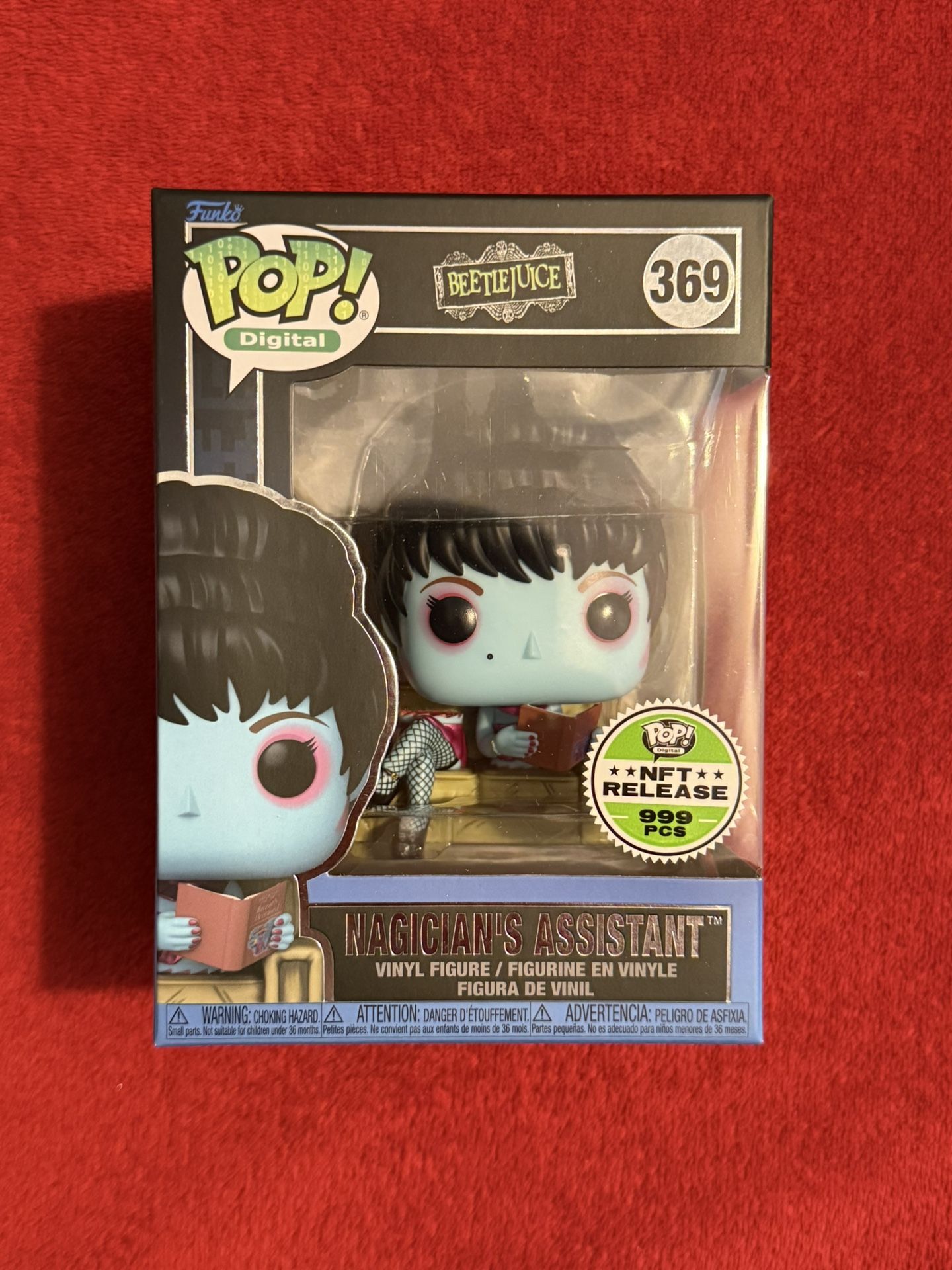 Funko Pop Digital Beetlejuice Magician’s Assistant #369 NFT Release 999 PCS