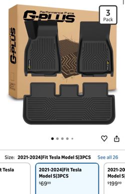 Tesla Model S floor mats ‘21-‘24 Brand New