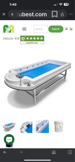 Water spa table