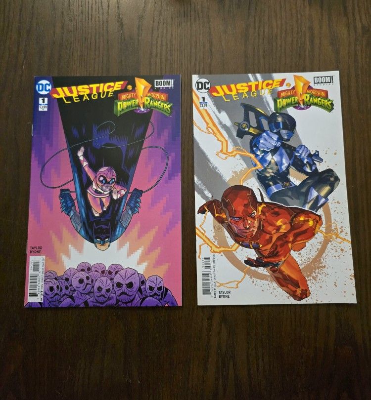 Justice League Power Rangers #1 Variants