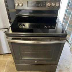 Ge Electric Stove 5 Burners Oven Working Everything Perfect Condition 👌 
