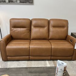 Brand New Leather Reclining Sofa 