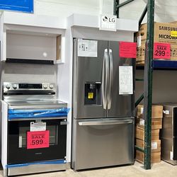 New Refrigerator - Stove - Range - Microwave  - Washer - Dryer