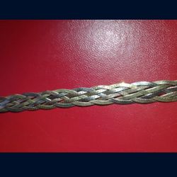 Made in Italy vintage woman's sterling .925 silver bracelet.