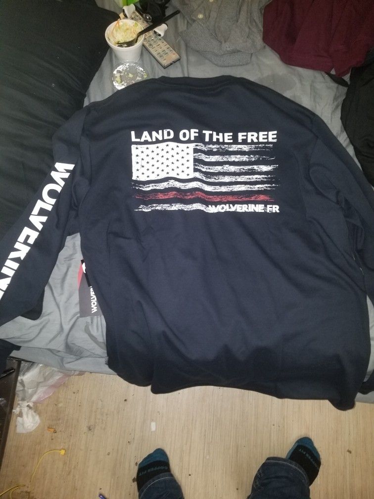 Men's Wolverine FR CAT 2 Work Shirt (Fire Resistant) Size XL for Sale