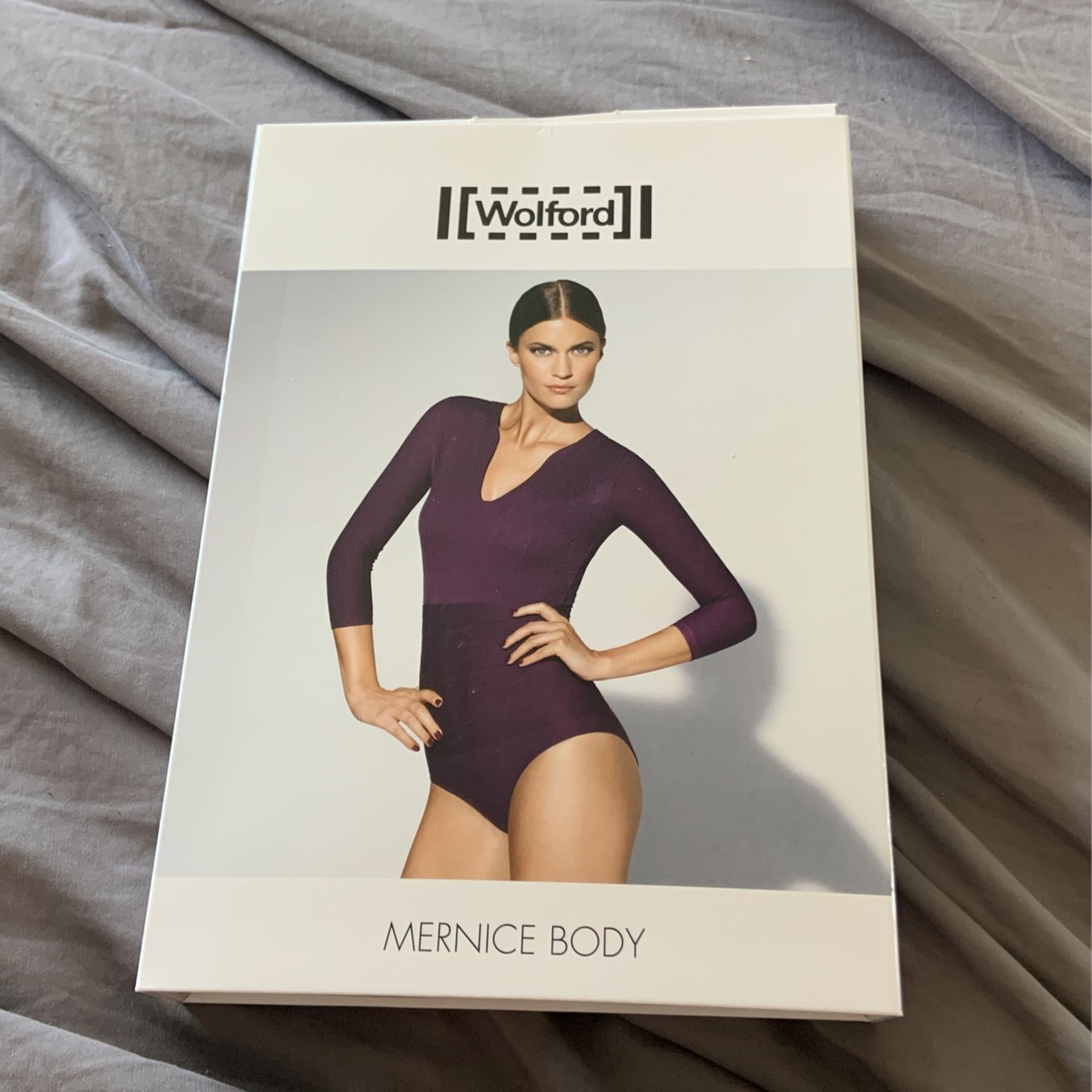 Luxury Wolford Brand Mernice Bodysuit In Dynasty Green Or Merlot