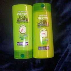 Garnier Curl Nourish Shampoo And Conditioner 