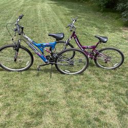 Boy And Girl Bicycle 