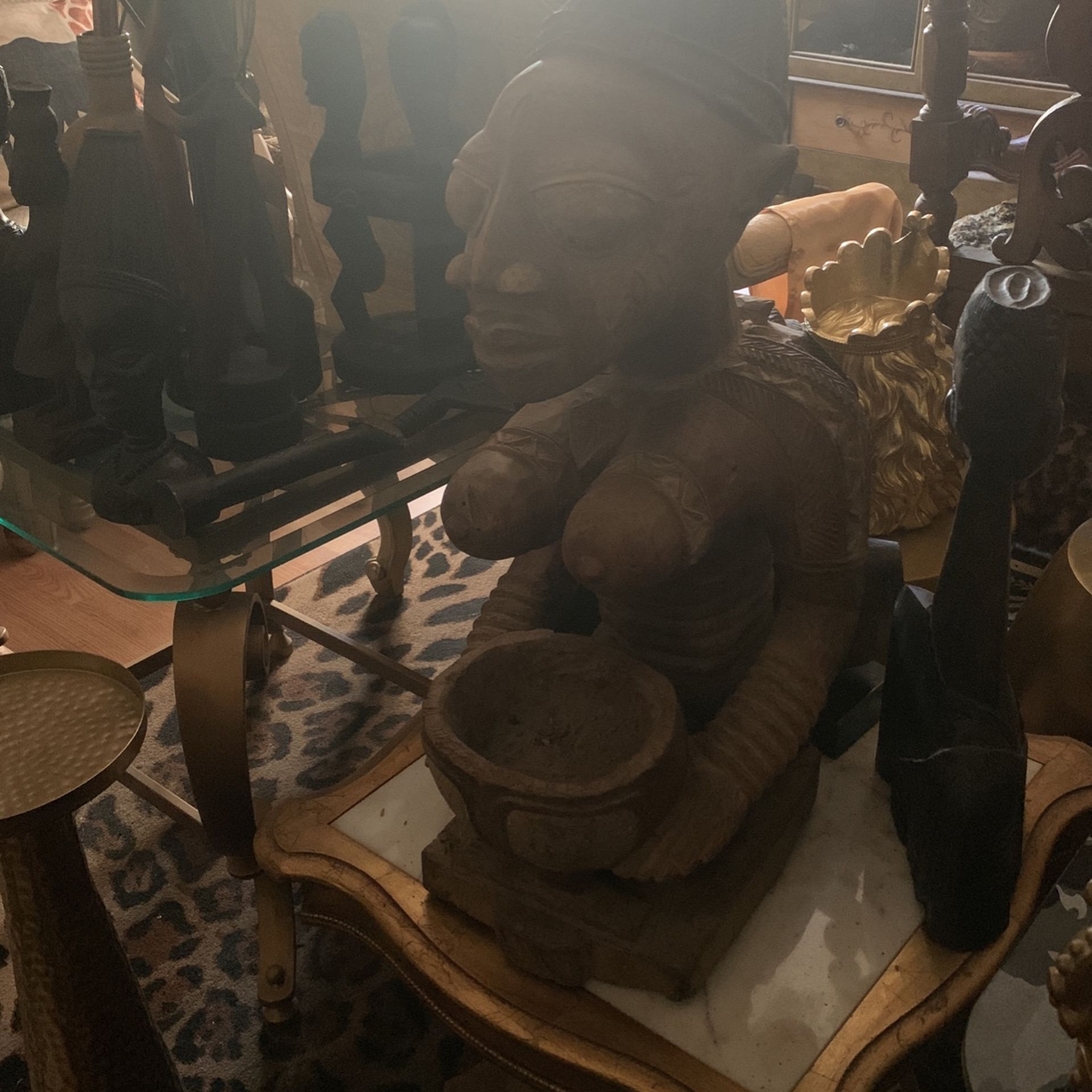 African Large Statue