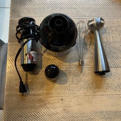 Cuisinart Hand Blender Set – Immersion Blender with Whisk Attachment - used