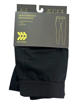 Men's Heavyweight Thermal Pants Black size L