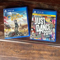 PS4 Games - Outer Worlds, Just Dance