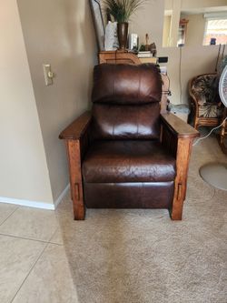 Mission Leather Recliner