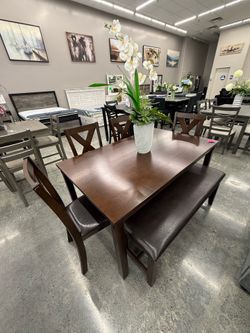 6 PC DINING TABLE