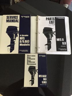 Outboard service manuals