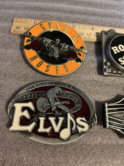 MUSIC RELATED BELT BUCKLES - NEW - $12 each